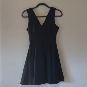 Black formal flair dress
